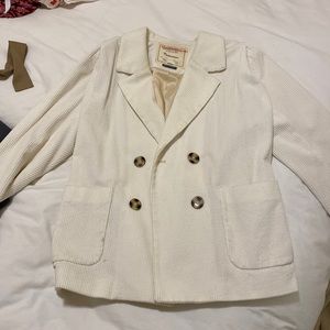 White Corduroy Blazer